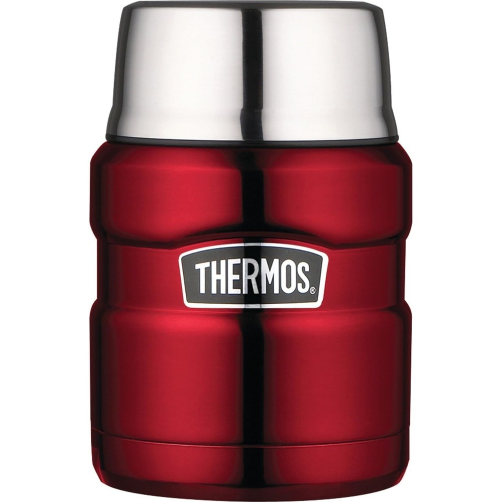 Thermos Stainless King Vacuum-Insulated Food Jar 16 Ounce Cranberry